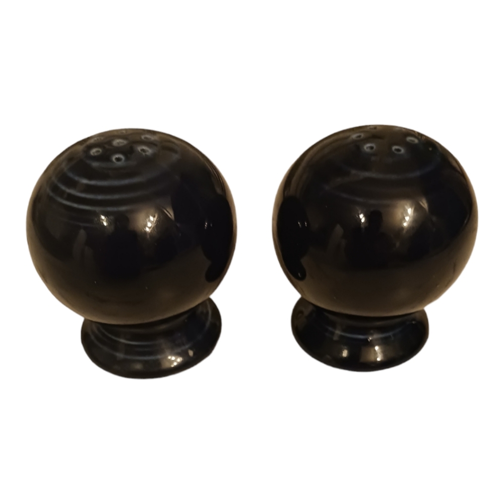 EUC Fiestaware Salt n Peooer Shakers Navy - Picture 1 of 3